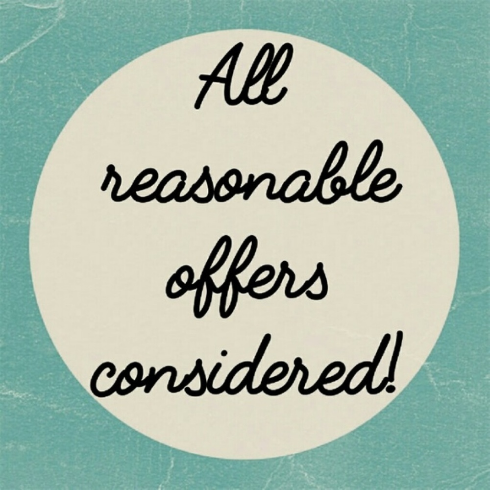 Reasonable offers accepted!